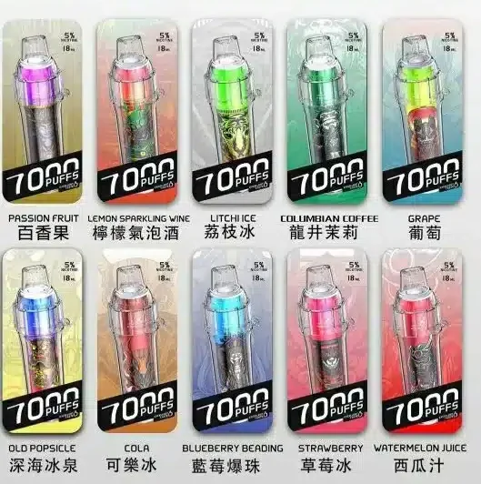 喜貝抛棄式7000口一次性電子煙